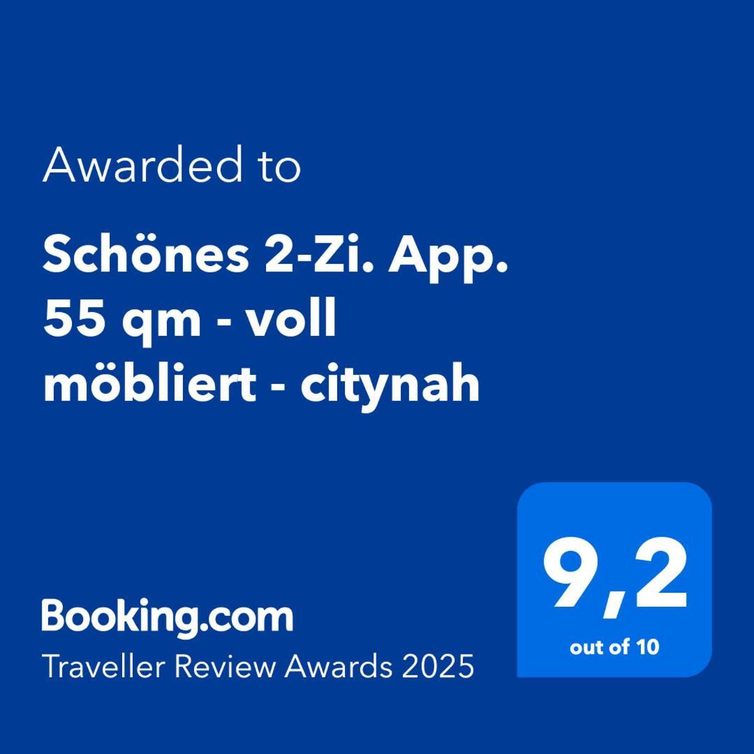 Schoenes 2-Zi. App. 55 Qm - Voll Moebliert - Citynah 엘름스호른 외부 사진